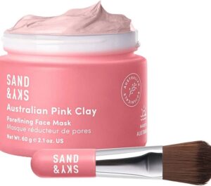 Sand & Sky Australian Pink Clay Detoxifying Face Mask with Vitamin C & Antioxidant