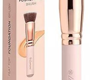 Make Up Brush Foundation Kabuki Flat Top - Perfect For Blending Liquid, Cream or Flawless