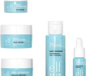 e.l.f. SKIN Hydrated Ever After Skincare Mini Kit, Cleanser, Makeup Remover, Moisturiser